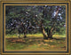 Claude Oscar Monet Fontainebleau Forest Framed Premium Canvas Print, 18"x24"