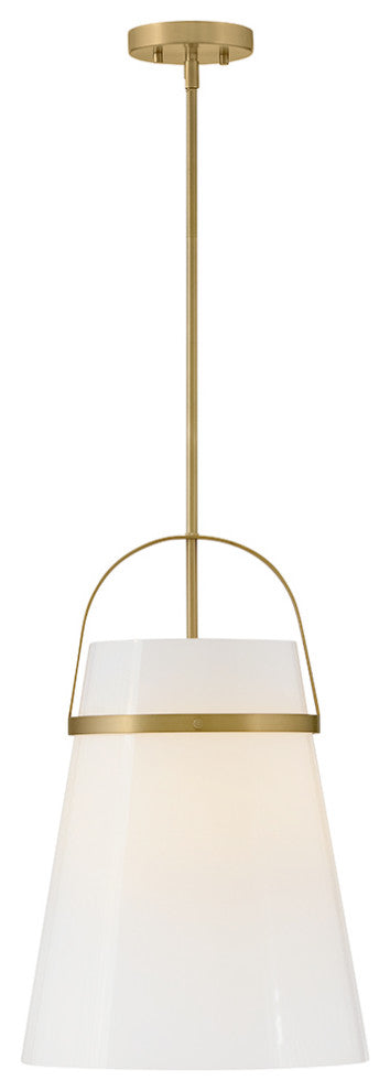 Lark Tori Medium Pendant, Lacquered Brass