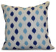 Decorative Holiday Pillow Geometric, Royal Blue, 20"x20"