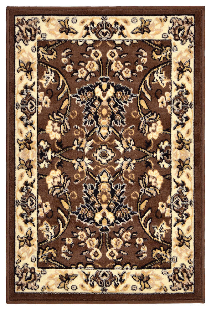Unique Loom Brown Washington Sialk Hill 2' 2 x 3' 0 Area Rug