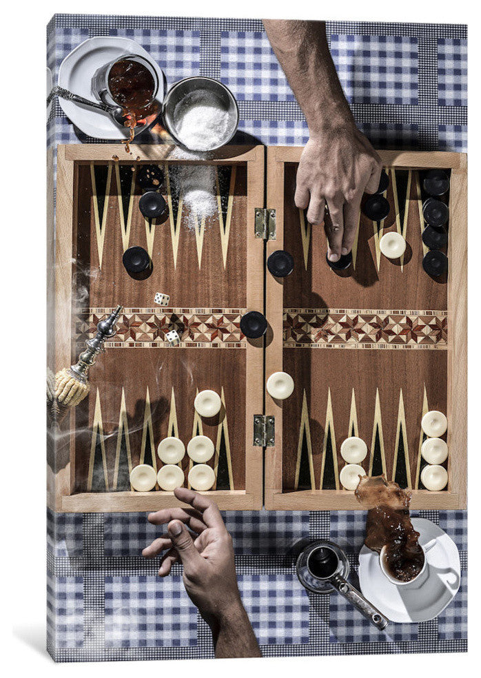 "The Game" by Karim Aboukelila, 26x18x1.5