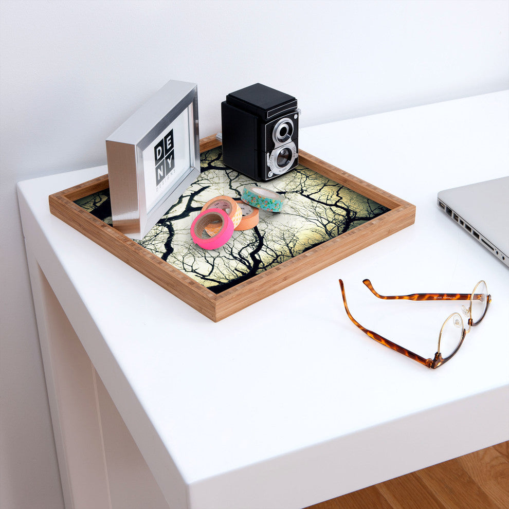 Shannon Clark Mysterious Woods Square Tray Square Tray