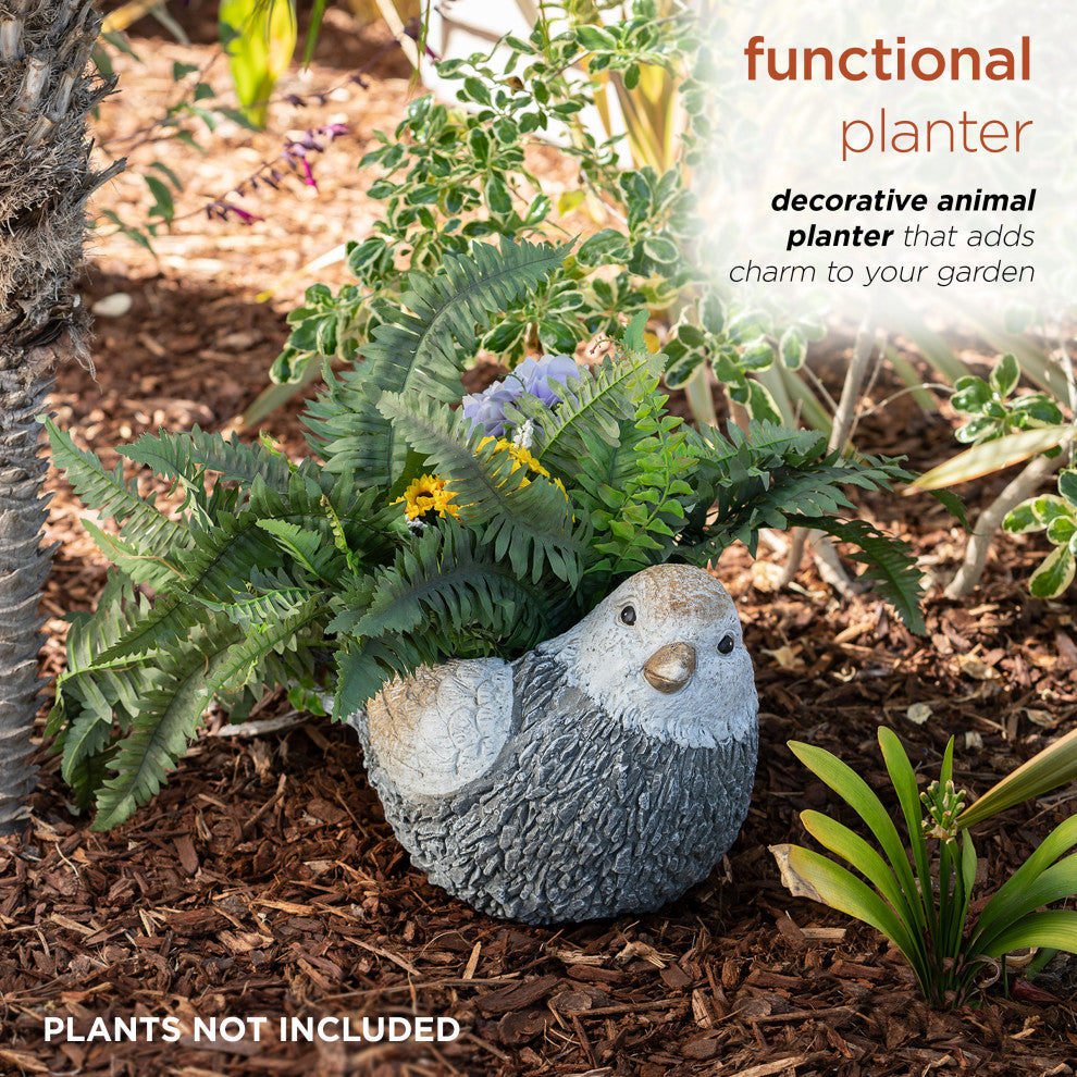 Bird Planter, 11"