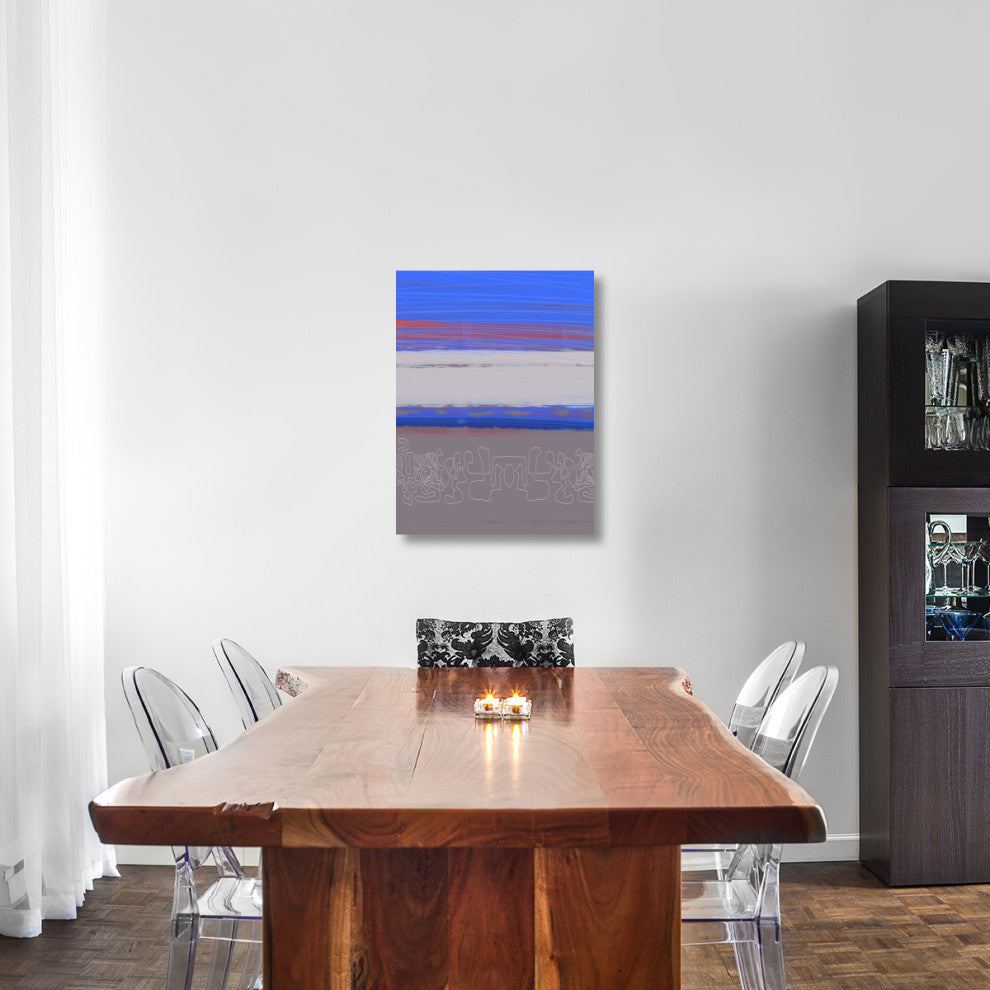 "Abstract  Blue View 1" Fine Art Print