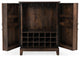 Vivienne Mango Wood Wine Cabinet by Kosas Home, Brown