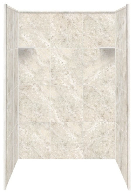 Transolid, Shower Surround, Silver Mocha, 48"x36"x72"