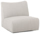 Kosas Home Atlas Outdoor Light Gray Fabric Swivel Accent Chair