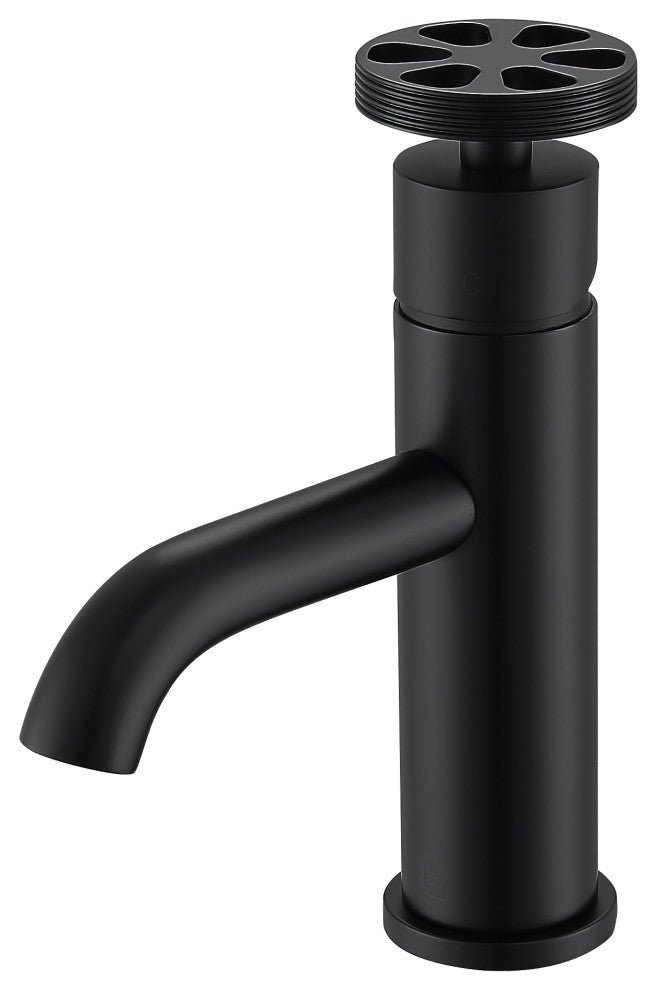 Nova Series Single Lever Bathroom Faucet, Matte Black