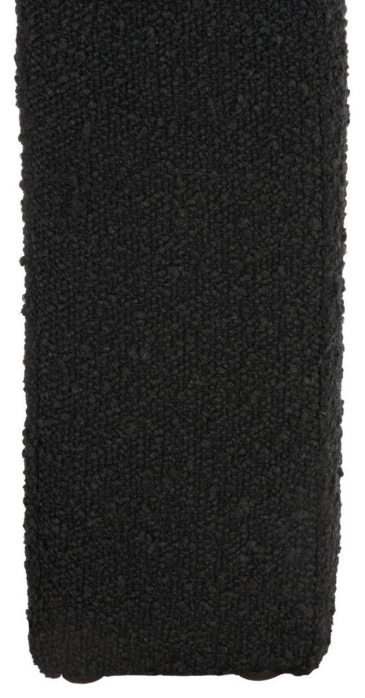 Safavieh Couture Caralynn Boucle Bench, Black