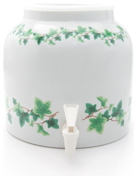 Goldwell Designs Ivy Wrap Design Water Dispenser Crock