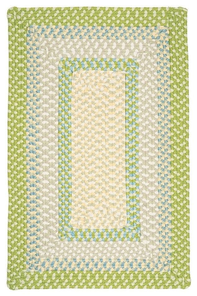 Colonial Mills Montego MG69 Lime Twist Indoor/Outdoor Area Rug, Square 12'x12'