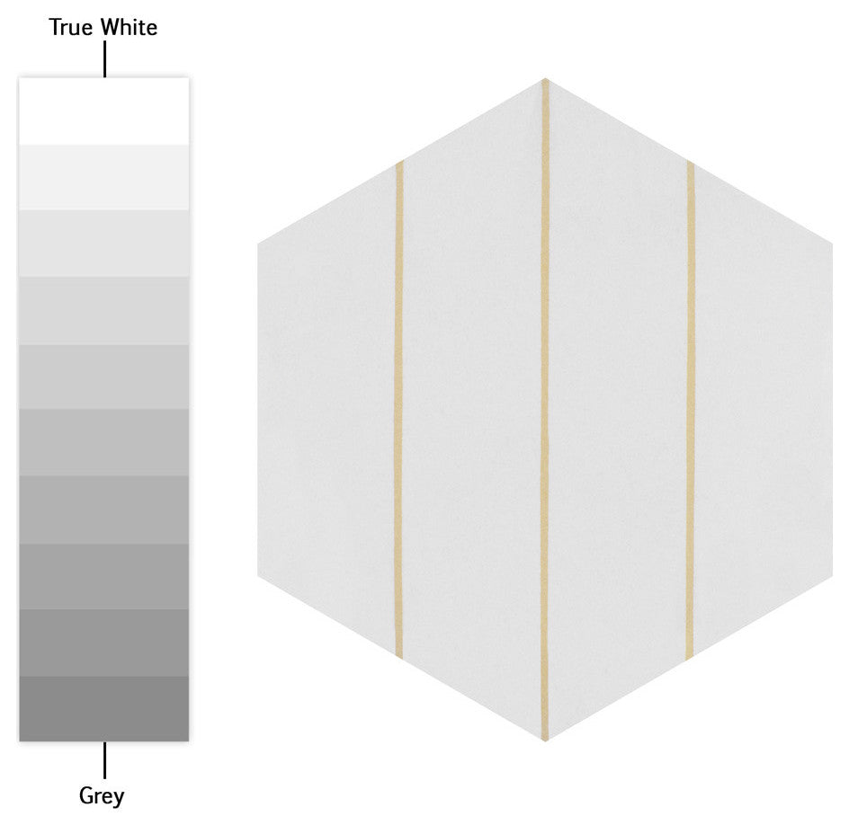 Porto Savona Hex Dandelion Porcelain Floor and Wall Tile