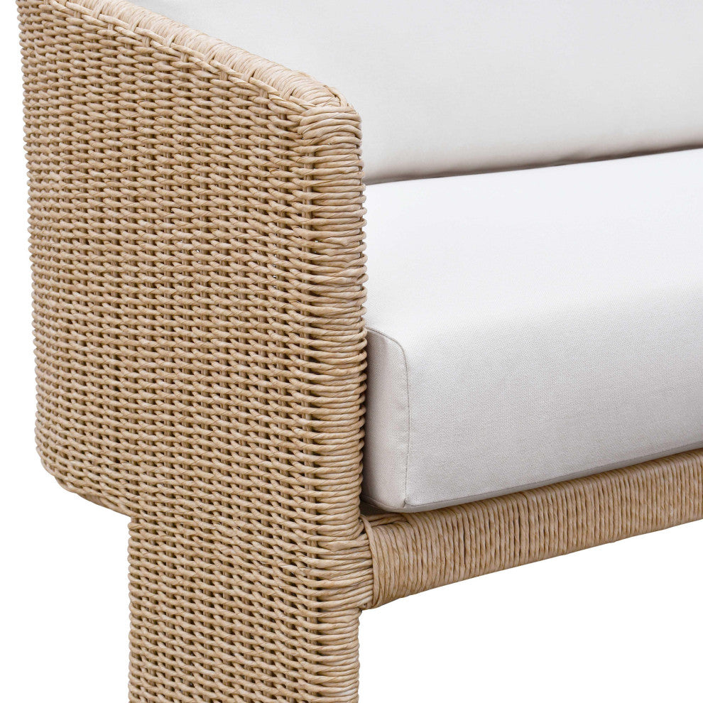 Alexa Cream Outdoor Sofa - Cream