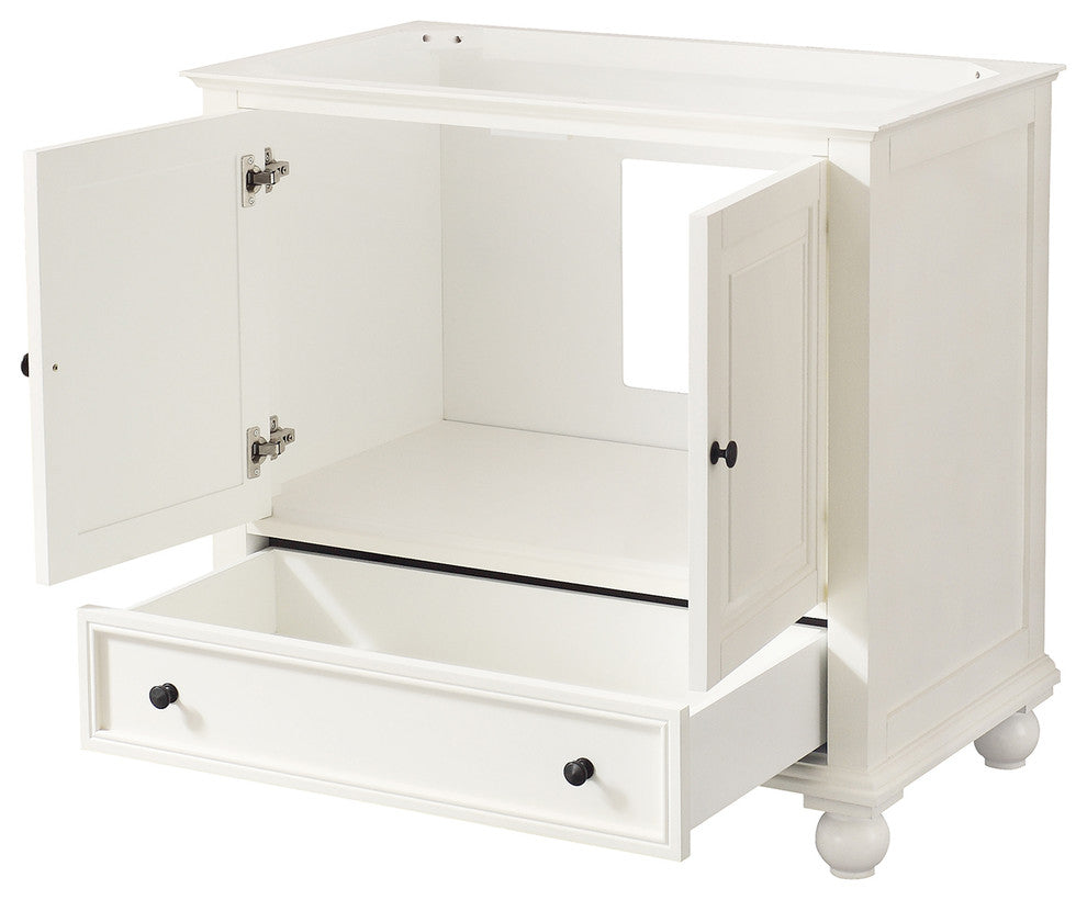 Avanity Thompson 36" Vanity Only, French White Finish