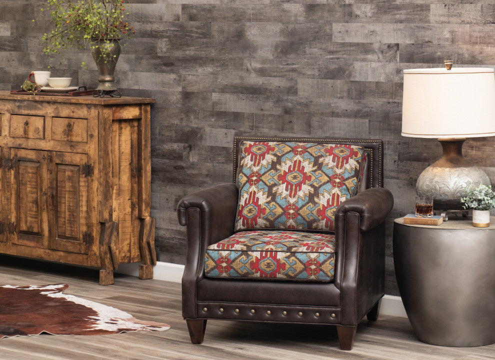 E-Z Wall Peel and Press Driftwood Wall Planks