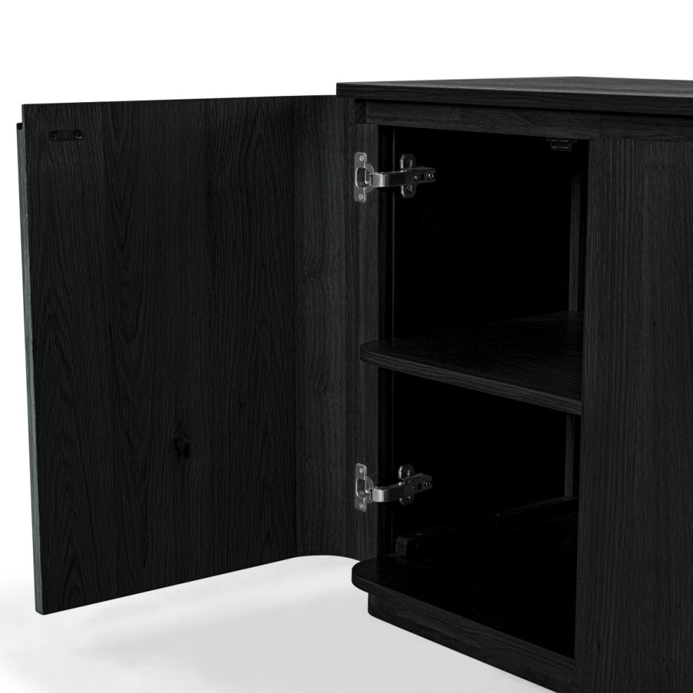 Safavieh Couture Liadonna 4 Door Wood Sideboard, Black