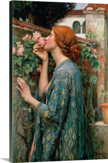 "The Soul of the Rose, 1908" Canvas Art, 24"x36"x1.25"