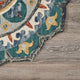 Eclectic Floral Mandala Indoor Area Rug, 6' Round