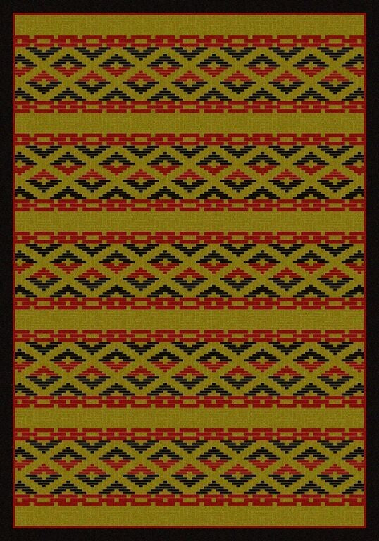 Basket Weave Rug, Brown, 8'x11', Rectangle