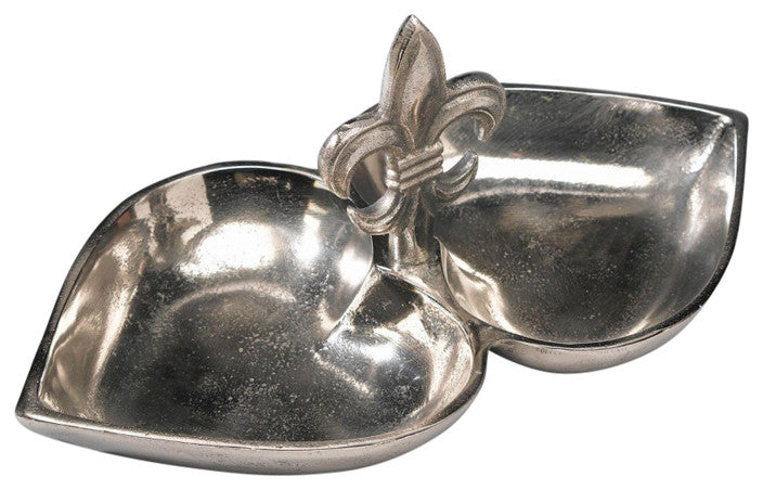 Prangins Metal Fleur De Lis Decorative Bowl