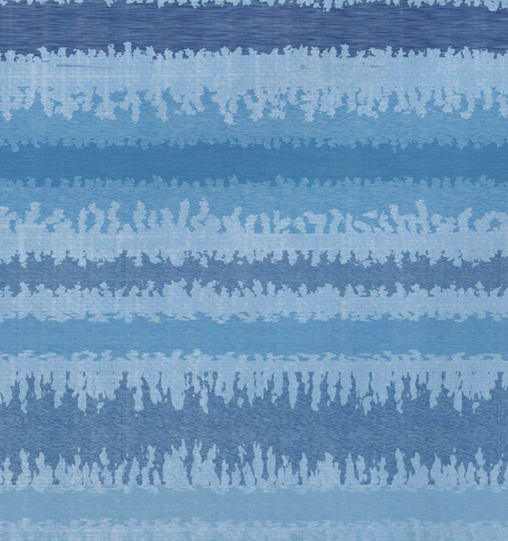 Raya De Agua, Stripe Print Placemat, Set of 4, Light Blue