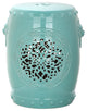 Safavieh Flower Drum Garden Stool, Aqua