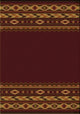 Cimarron Rug, Burgundy, 8'x11', Rectangle