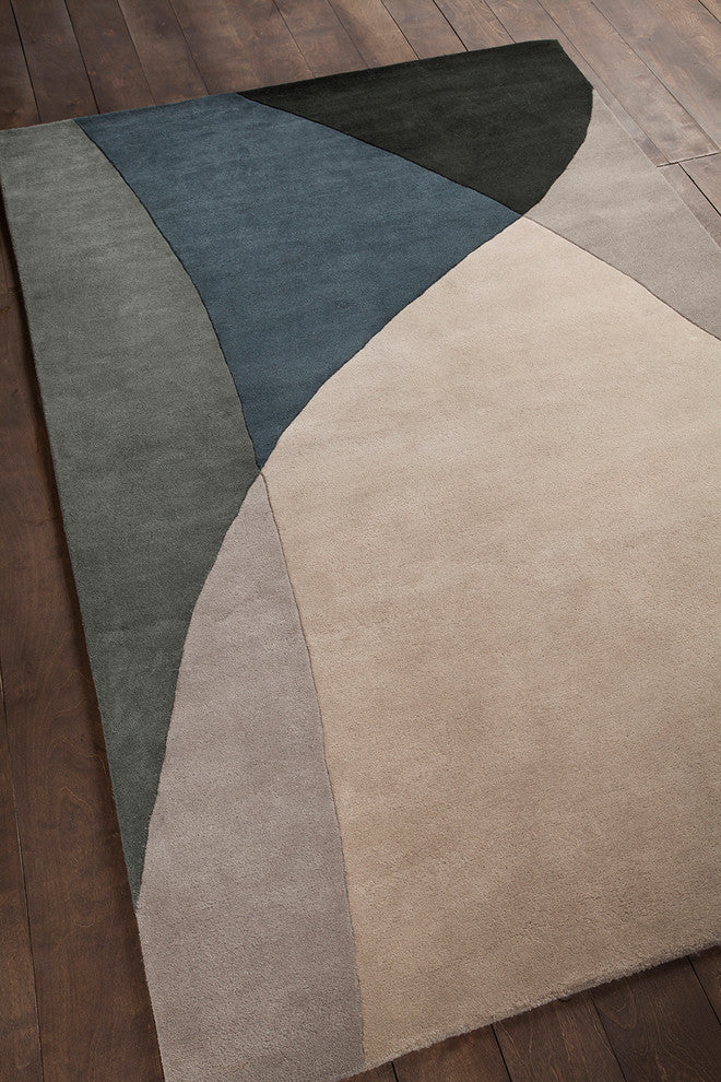 Bense Contemporary Area Rug, 5'x7'6" Rectangle