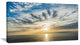 "Sunset Sky Above Atlantic" Oversized Beach Canvas Artwork, 40"x20"