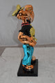 Iconic Black Popeye smaller Resin Statue  Size: 11" x 6" x 17"H