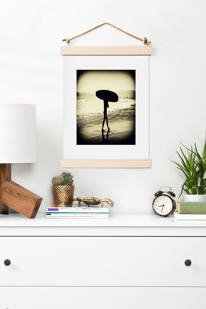 Deny Designs Shannon Clark Surfers Silhouette Art Print