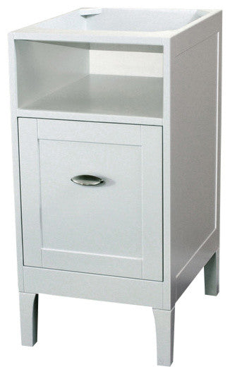 16" Cabinet, White Cabinet Only