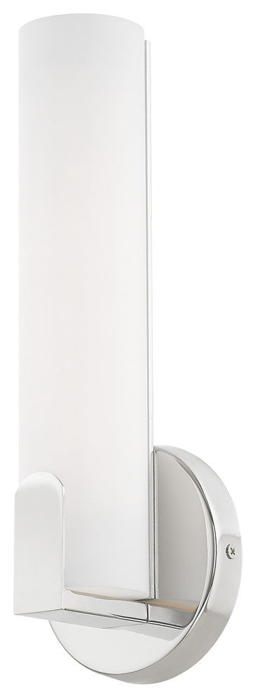 Livex Lighting Polished Chrome LED Light ADA Wall Sconce
