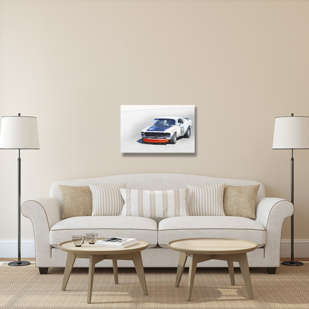 "Chevy Camaro Monterey Watercolor" Fine Art Print