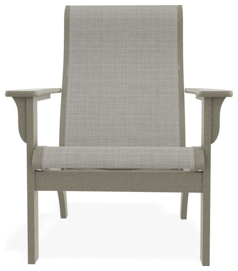 Adirondack Sling Outdoor Adirondack Armchair, Deacon/Storm