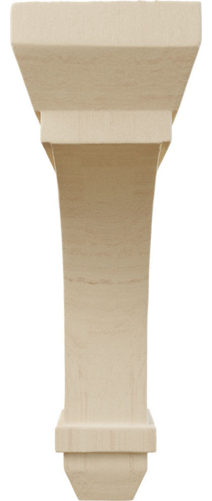 2 1/4"W x 5"D x 7"H Stockport Bracket, Rubberwood