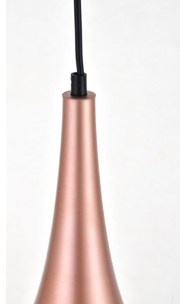 Nicholas 1-Light Honey Gold Pendant