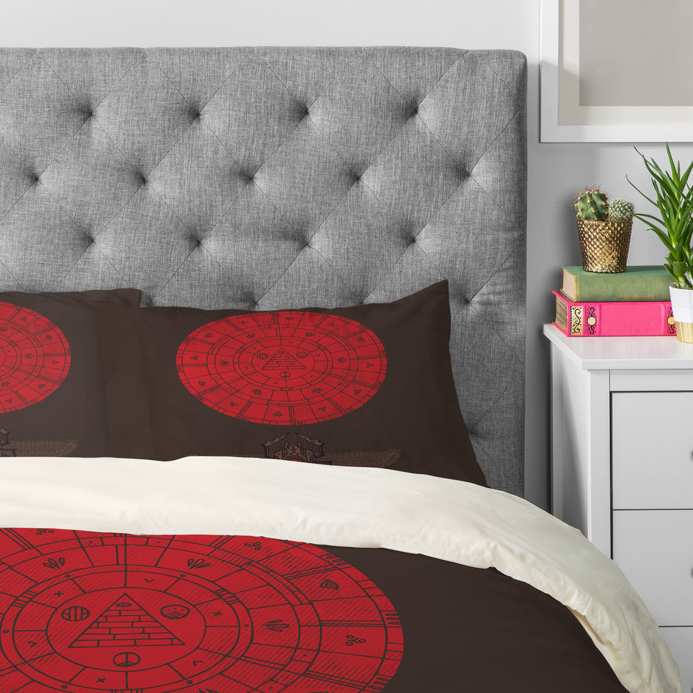 Deny Designs Hector Mansilla Sacred Sun Pillowcase