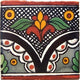 4.2x4.2 9 pcs Black Arc Talavera Mexican Tile