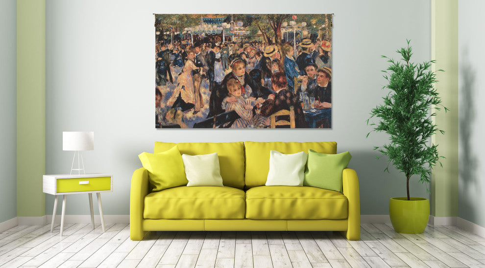 Bal Au Moulin De La Galette Belgian Wall Tapestry