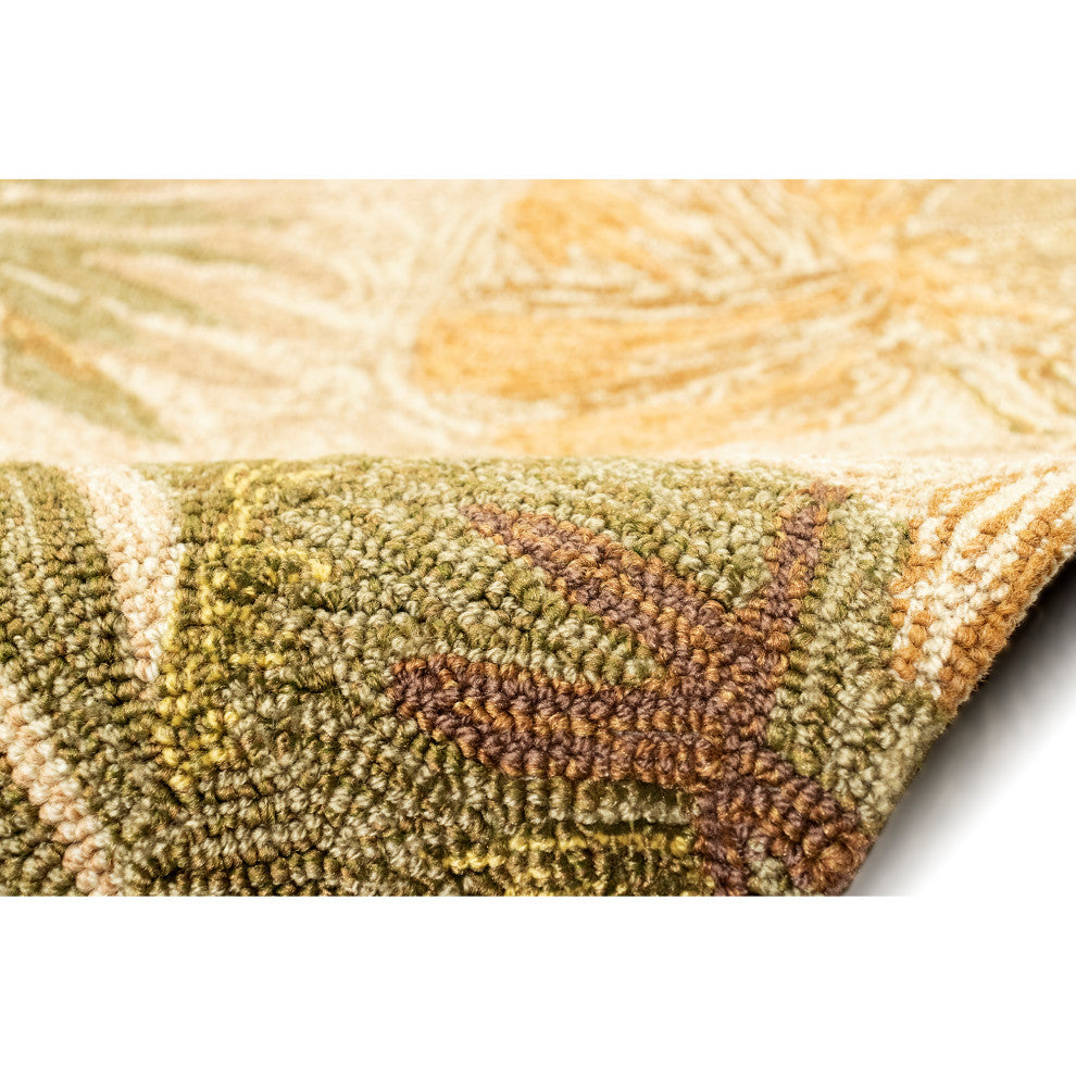 Ravella Tropical Leaf Indoor/Outdoor Rug Neutral, 5'x7'6"