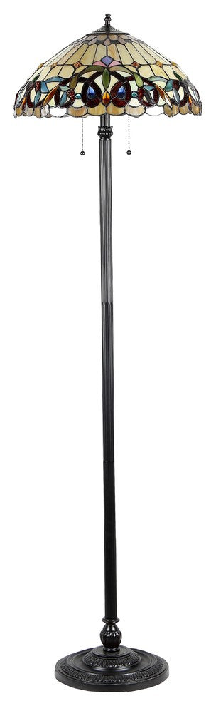 Serenity 2-Light Victorian Floor Lamp