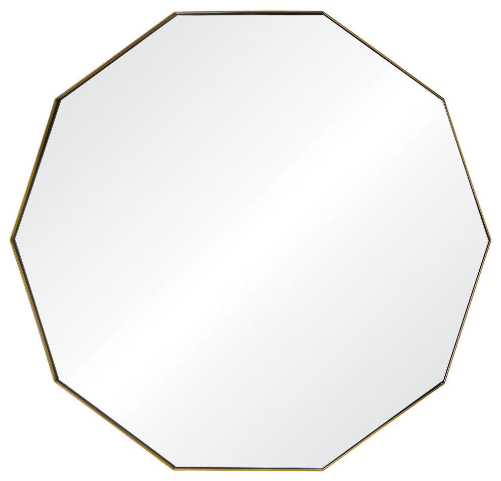 Cruz 40 x 38 octogonal deccorative wall mirror