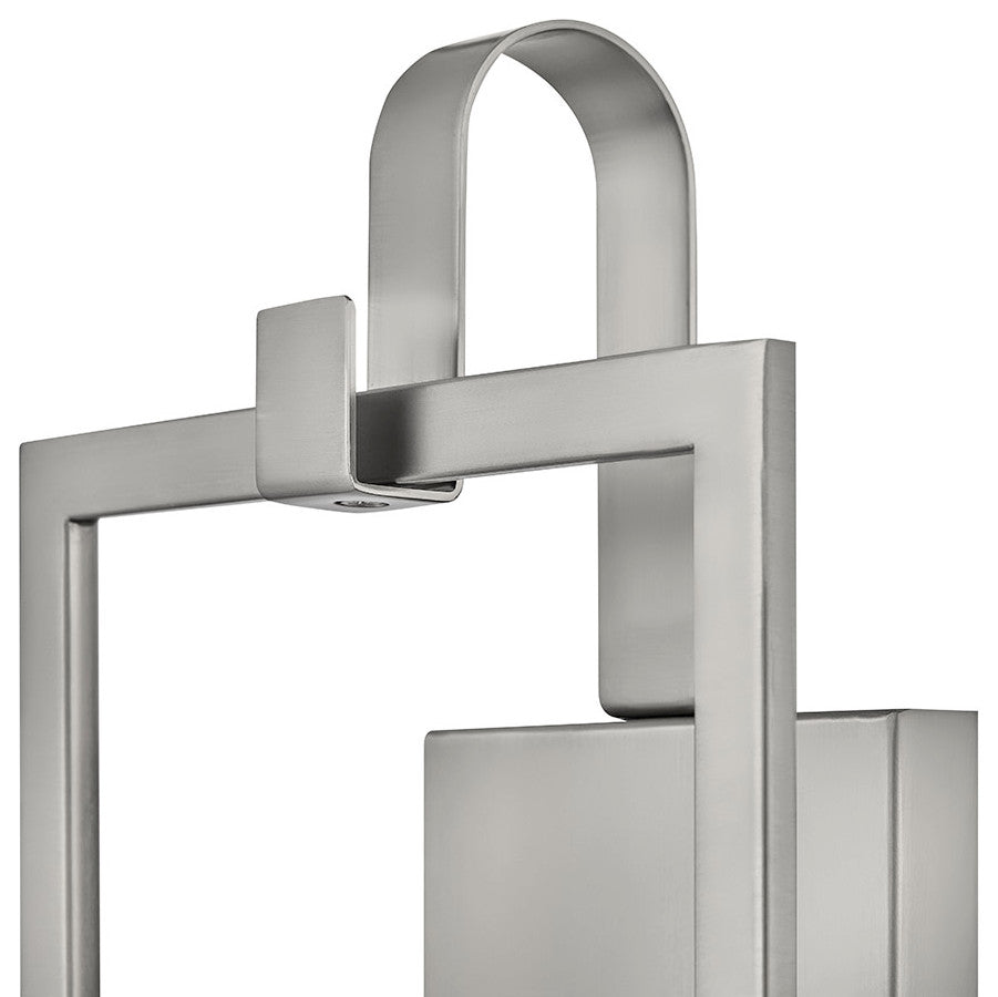 Lark Stassi Medium Single Light Sconce, Brushed Nickel