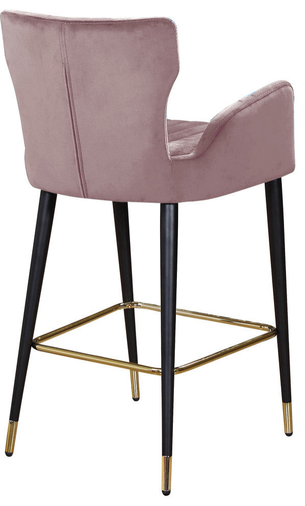 Luxe Velvet Stool (Set of 2), Pink