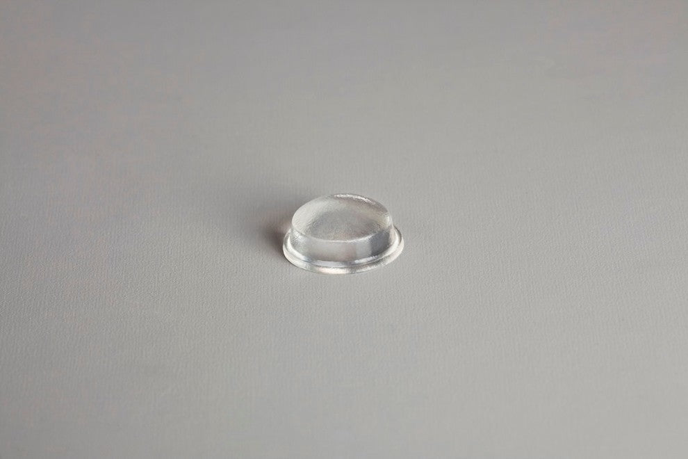 Round Adhesive Cabinet & Furniture Bumper Pads-BS02 .440"x.200"-242pcs, Clear