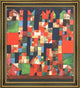 Paul Klee City Picture Red Green Accents