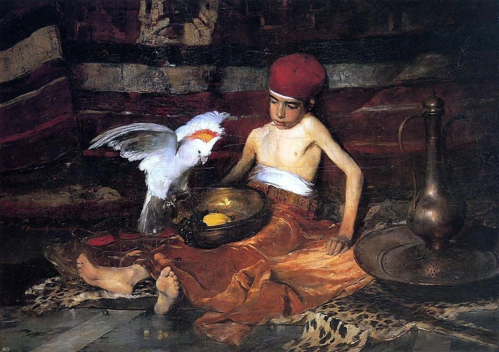 Frank Duveneck The Turkish Page - 18" x 27" Premium Canvas Print