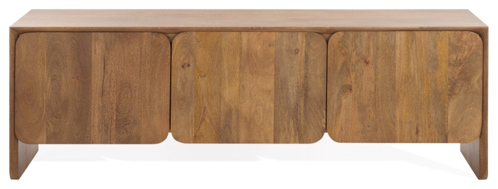 Safavieh Couture Grigorio 3 Door Wood Sideboard, Brown