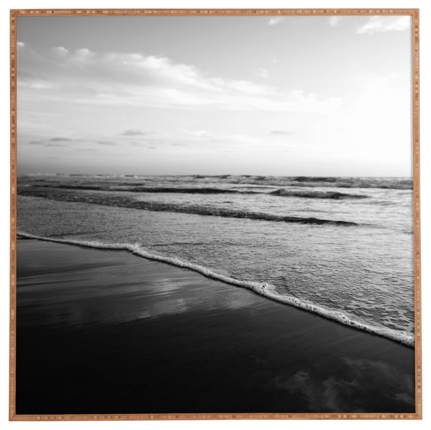 Deny Designs Bree Madden Ombre Black Framed Wall Art